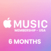 Apple Music Membership 6 Months - Apple Key - UNITED STATES