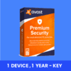 Avast Premium Security 1 डिवाइस, 1 वर्ष - PC - Key GLOBAL