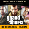 Grand Theft Auto IV Complete Editie Rockstar Sleutel GLOBAL