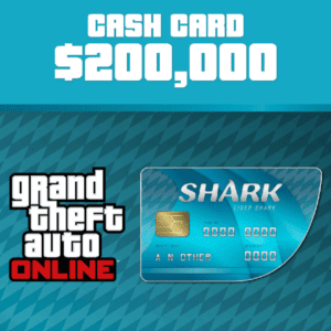 Grand Theft Auto Online Tiger Shark Cash Card 200 000 PC