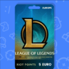 Kartu Hadiah League of Legends 5 EUR - Riot Key - EROPA