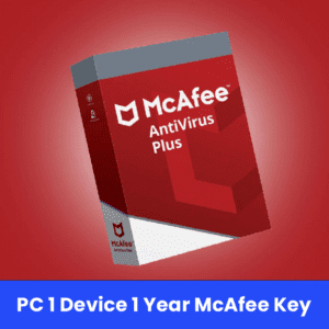 McAfee AntiVirus PC 1 डिवाइस 1 वर्ष McAfee Key GLOBAL