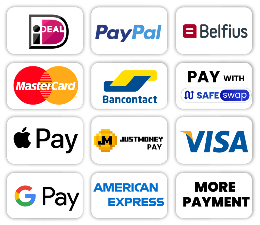 payment methods SafeSwap Shop Footer